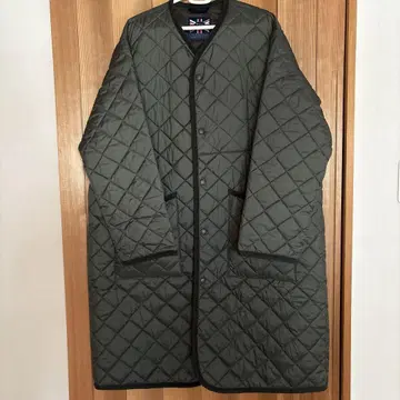 LAVENHAM 퀼팅 코트 M 사이즈 올리브 그린