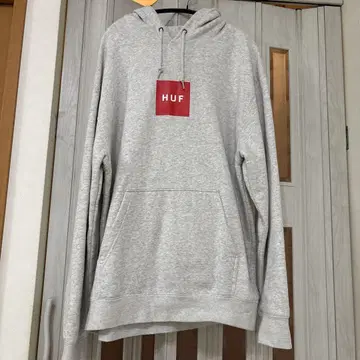 HUF 그레이 후드티