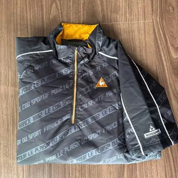 le coq sportif 골프 컬렉션 M 블랙/오렌지 자켓