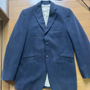 BANANA REPUBLIC 네이비 스트라이프 테일러드 자켓