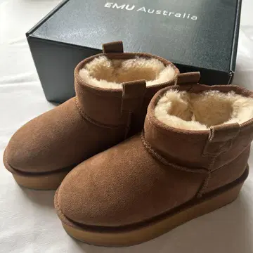 에뮤 통굽 숏부츠 23cm