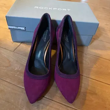 ROCKPORT 퍼플 스웨이드 하이힐