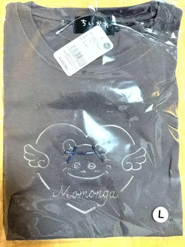 치이카와 (먼작귀) 리본 리본 T셔츠 모몽가 브라운 L 사이즈