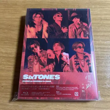 SixTONES 관성의 법칙 블루레이 초회반