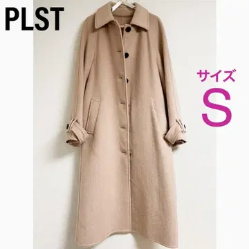 [ 새상품급 ] PLST 롱 코트 울 M 베이지