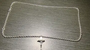 그리스도 십자가 실버 925 목걸이 50-55cm