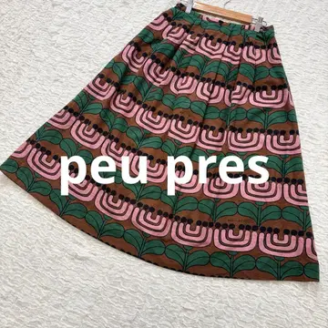 [ peu pres ] 꽃 패턴 프린트 스커트