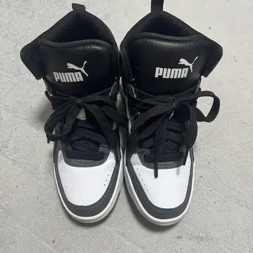 PUMA 하이컷 스니커즈 23.5 그레이