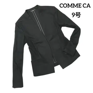 컨디션 최상 노카라 자켓 COMME CA