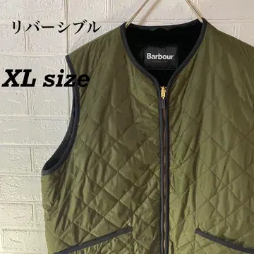 [ 상태 ] 바버 24AW 리버서블 퀼팅 베스트 / 파일 퍼 베스트