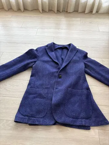 TAGLIATORE 네이비 트위드 자켓