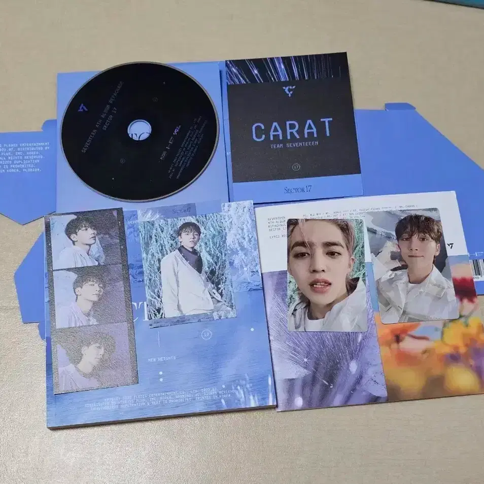 Seventeen Sector 17 repackage unsealed album poca bulk S.coups Jeonghan Seungkwan Vernon