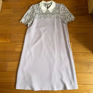 31 Sons de mode 연보라색 레이스 반팔 원피스
