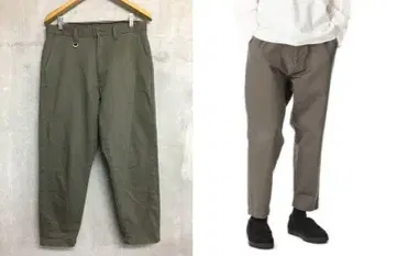 소프넷 20aw 와이드 크롭 팬츠 카키 계열 202015 S
