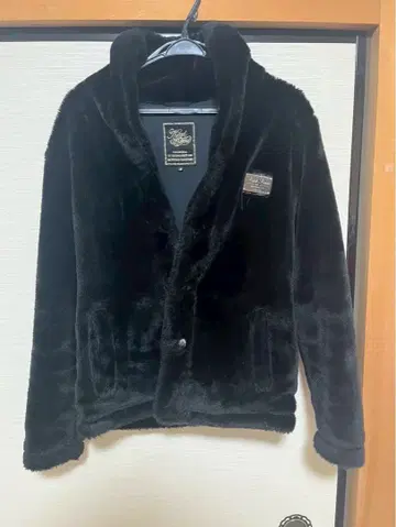 Karl Kani 블랙 플리스 자켓 M 사이즈