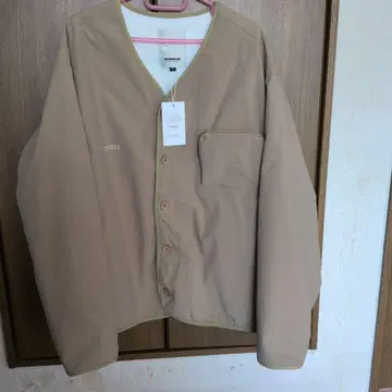 AT BORDER 노카라 자켓 S 사이즈 베이지