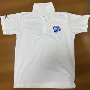 [ 미사용 새상품 ] 가나가와 국체 피케 셔츠 M 화이트