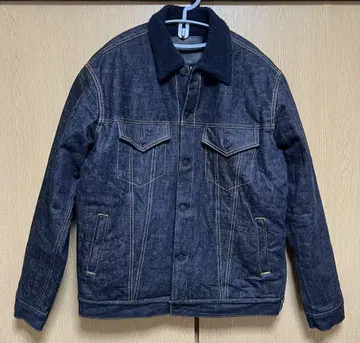 모모타로 진즈 셀비지 데님 보아 자켓 보아 포함 데님 자켓