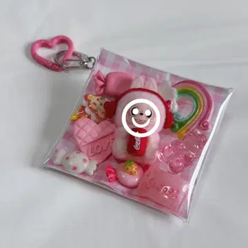 인기 가챠 파우치 핑크 미니 몬스터 몽환룩 pink 토끼