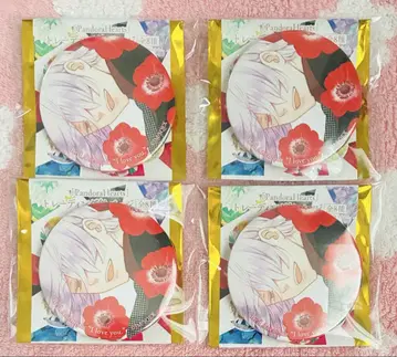 PandoraHearts 꽃말 캔뱃지 블레이크 4점 세트