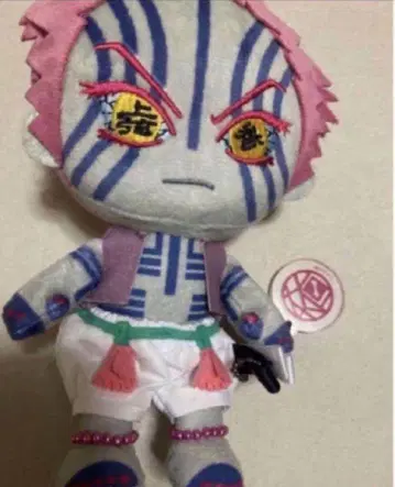 USJ 한정판 귀멸의 칼날 아카자 마스코트 키체인