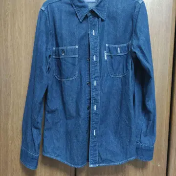BLUE BLUE 다크 블루 데님 셔츠