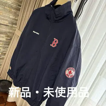 [ 완판 ] Perushu MLB 콜라보 집업 자켓 블루종