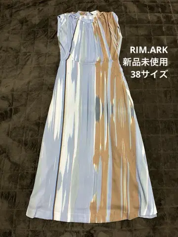 [미사용 새상품] RIM.ARK 슬리브리스 맥시 드레스 원피스