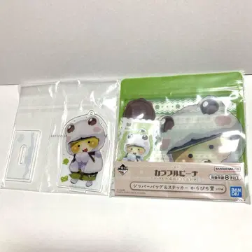 컬러풀 피치 제일복권 시바 아크릴 스탠드 지퍼