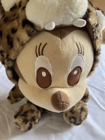 미니 레오파드 무늬 봉제 인형 약 30cm