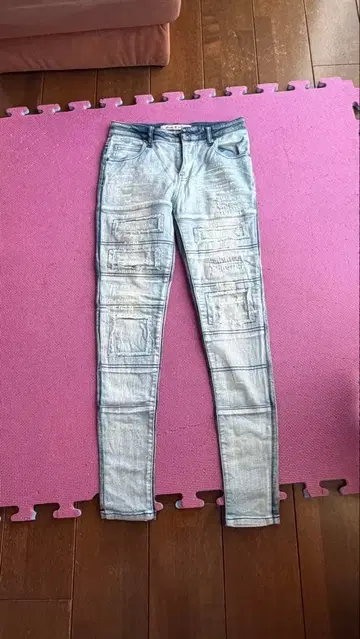 Cook jeans 라이트 블루 스키니 청바지