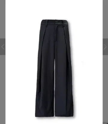 [ CS ] stripe cross tuck drape slacks