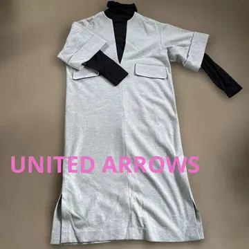 UNITED ARROWS size36 그레이 원피스
