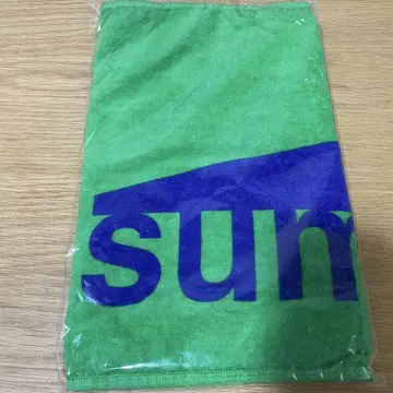 [ 즉시 구매 ] sumika 로고 타월 그린 x 파랑