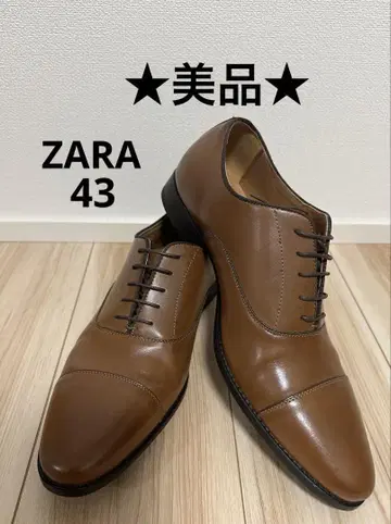 새상품급 ZARA 비즈니스 슈즈 43 브라운