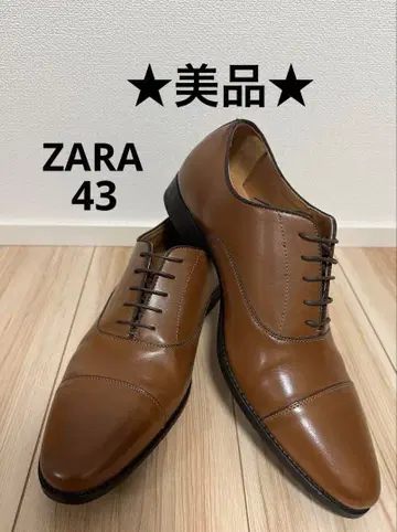새상품급 ZARA 비즈니스 슈즈 43 브라운