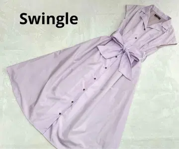 Swingle 라벤더 셔츠 원피스