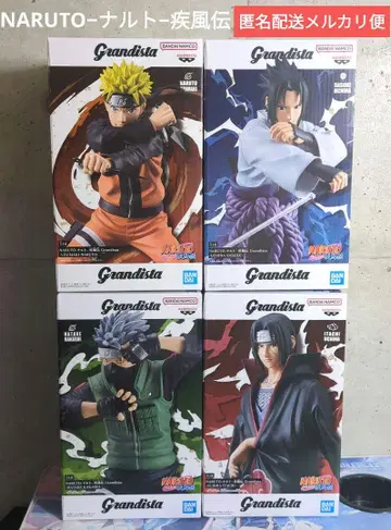 NARUTO-나루토-돌풍전 Grandista 피규어 4개 세트