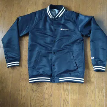 챔피온 챔피온 바시티 자켓 블랙 X-LARGE