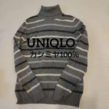 UNIQLO 캐시미어 100% 터틀 니트 S