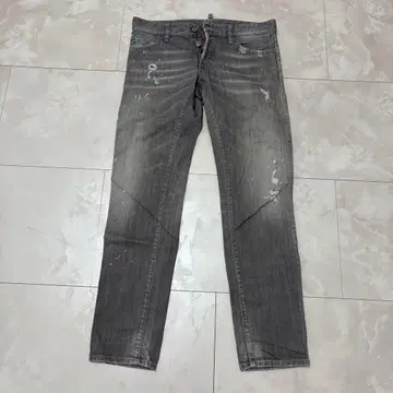 DSQUARED2 그레이 데미지 데님 팬츠