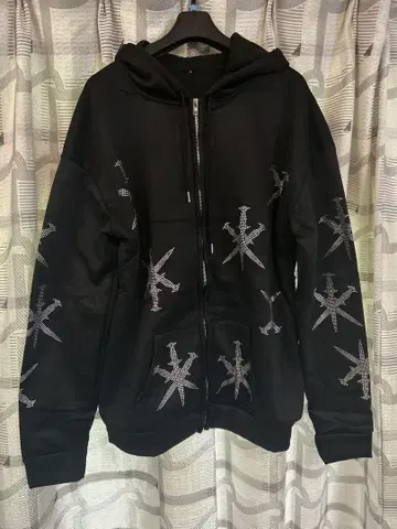 unknown 스타일 풀 집업 후드티