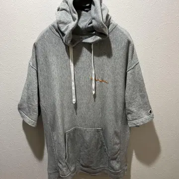 챔피언 x 몽키타임 별주 반팔 후드 맨투맨 M