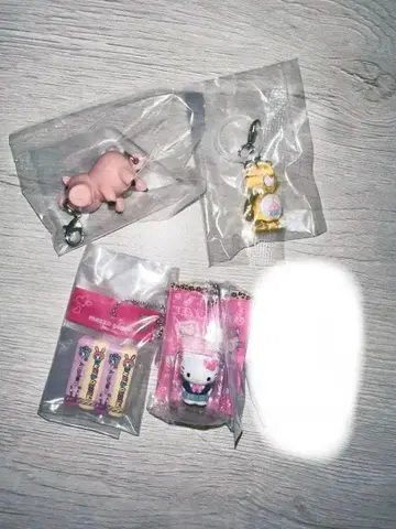 캡슐 토이 5세트 헬로키티 미니어처 팩 컬렉션 케어베어