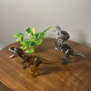 레고 공룡 블록 투명