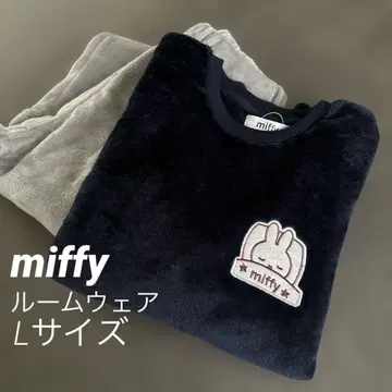 새상품 miffy 미피 복슬복슬 보들보들 룸웨어 상하의 네이비