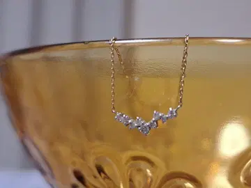 10k 골드 다이아몬드 목걸이