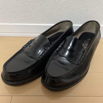 [ 새상품급 ] 하루타 HARUTA 로퍼 천연 가죽 블랙