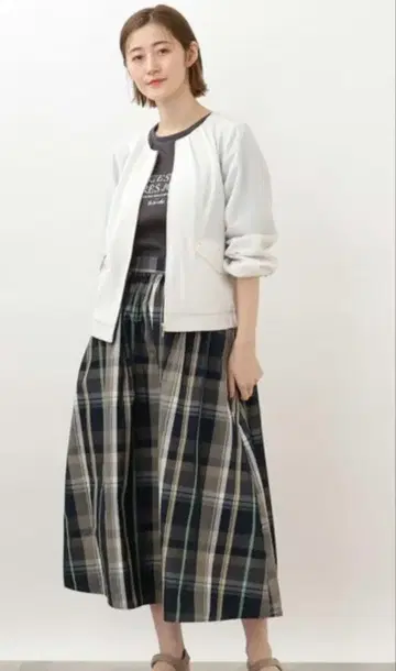 새상품급 드라이 터치 노카라 블루종 grove