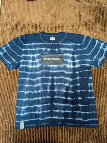 DESCENDANT 타이 다이 패턴 T셔츠 사이즈 2